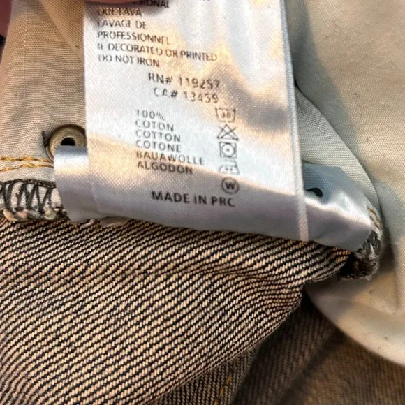 Christian Audigier Mens 33x29 Distressed Blue Designer Jeans‎ Y2K Streetwear - Picture 7 of 11